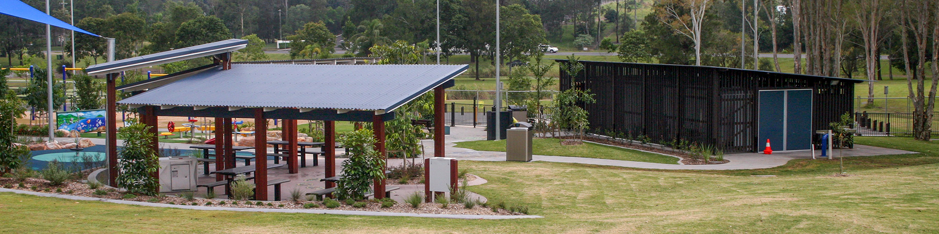 Four Sided park shelter design